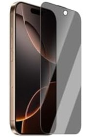 Resim Yıldızan Storesellm CaseWorld 16 Pro Max ile Uyumlu CaseWorld Crystal Shadow Serisi 0.15mm 3D Privacy Hayalet 