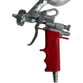 Resim Üstten Depolu Standart Metal Boya Tabancası – 600 ML Hazne, 1.3 mm Meme, Profesyonel Havalı Uygulama 