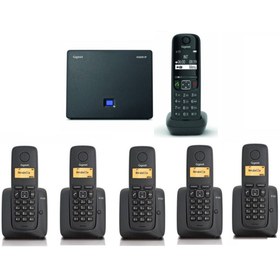 Resim GIGASET AS690 IP 6 Dahili Dect Kablosuz Telefon Santrali 
