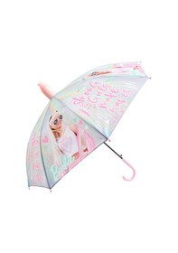 Resim Barbie Strong Girl Pvc Koruma Kılıflı Çocuk Şemsiyesi - 3 - 12 Yaş Arası Çap : 85 Cm 