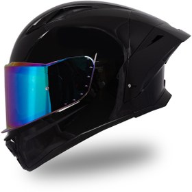 Resim ENDRO Twister Parlak Siyah Kask 