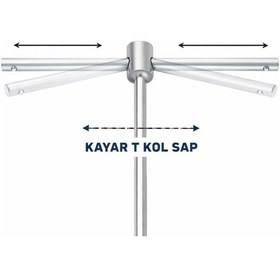Resim Rıco Mafsallı T Kol Lokma 7 Mm 