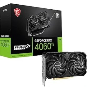Resim VGA Geforce Rtx 4060 Ti Ventus 2x Black 16G Oc RTX4060TI 16GB Gddr6 128B DX12 Pcie 4.0 X16 (3xd 