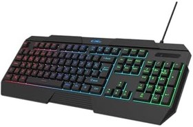 Resim Claw's Thunderstrike RGB Işıklandırma - 1000Hz Polling Rate - Örgü Kablolu Membran Oyuncu Klavyesi 
