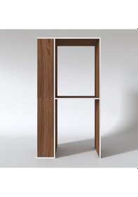 Resim Kenzlife Çamaşır-Kurutma Makinesi Dolabı Demyan Sol Cvz 180*090*60 Banyo Kapaksız Arkalıksız Çok Renkli 