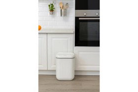 Resim Flamex 20L Sensörlü Akıllı Antibakteriyel Çöp Kovası Otomatik Kapaklı, Banyo Mutfak 4 Pil Yanında 