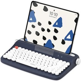 Resim Everest KB-KB85 Retro Bluetooth Daktilo Q Klavye 