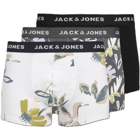 Resim Jack&Jones Jacabstract Trunks 3'lü Erkek Boxer 12273114 (12273114) 