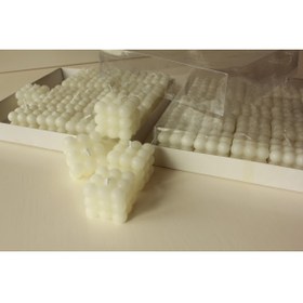 Resim 2Ehobitasarım 25 Adet 9lu Bubble Mum Söz Nişan Kına Düğün Doğum Günü Dekorasyon Hediyelik 4x4 Cm 