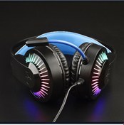 Resim Xindoker Ovleng Gt68 Kablolu Kulaküstü Kulaklık - Oyuncu İçin Genişletilebilir Işıklı, Mikrofonlu, 3.5mm+usb, Ses Kontrolü - Kırmızı 10" 