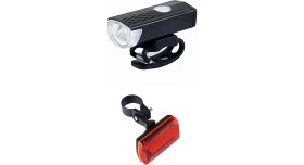 Resim Arka Stop Hediyeli USB Şarjlı Bisiklet Ön Far Lambası 