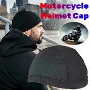 Resim 1/2 adet Motosiklet Kaskı İç Kapakları Balaclavas Nefes Alabilen Bisiklet Hızlı Kuruyan Wicking Serinletici Şapka Evrensel Erkek Kadın Spor Kupası 