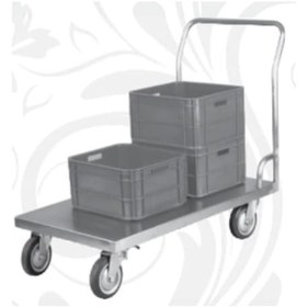 Resim Pimak Servis Ve Taşıma Arabası Platform Düz Ayaklı 80 X 60 X 20 Cm 