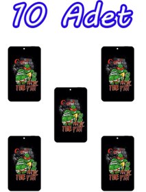 Resim 10 Adet Ninja Turtles Way Of The Fist İpli Asma Oto Kokusu 