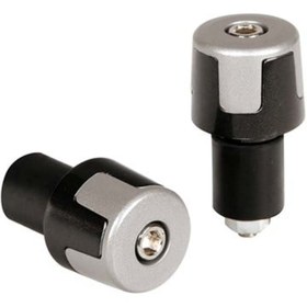 Resim Lampa Toor Gümüş/Siyah Motosiklet Gidon Topuzu 90425 