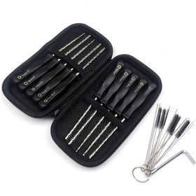 Resim Jeemson 10 Parça Karbüratör Ayar Aracı Seti: Fırça Ve Temizleme İğneleri İle Taşıma Çantası 