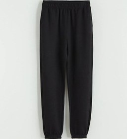 Resim Lc Waikiki Siyah Kız Çocuk Soft Touch Jogger Eşofman Altı 