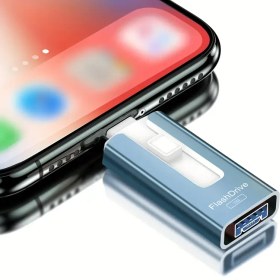 Resim Telefonlar & Tabletler için Yüksek Hızlı USB Flash Sürücü - Şifreli Fotoğraf Stick, Tek Tıklama Yedekleme, iPhone 15/14/13 Serisi & Daha Fazlası için 