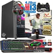 Resim WARBOX Deep I3 9100 Turbo:4.20ghz 8gb Ram 240gb Ssd 250gb Hdd R7 240-4gb E.kartı 20" Monitör Gaming Pc 