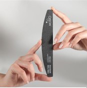 Resim Protez Tırnak Kağıt Törpü, 100/180 Yarım Ay Siyah Tırnak Törpüsü 