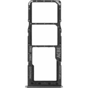 Resim Telefon Kulübesi Samsung A32 A325 Uyumlu Sim Kapağı Tepsisi Black 