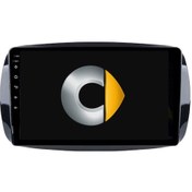 Resim Smart Fortwo - Forfour - Araç Multimedya Ekran - 2gb 32gb - S - Piano Black - 2015 - 2019 - 9 Inch - Cadence - Upg 