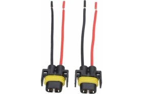 Resim SKAUTO H8 H9 H11 Ampul Soketi (2 Adet) Kablolu 1.kalite 