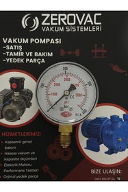 Resim SIMGA 0-400 Bar Çap Ø52 Mm Alttan Bağlantılı Kuru Tip Manometre 