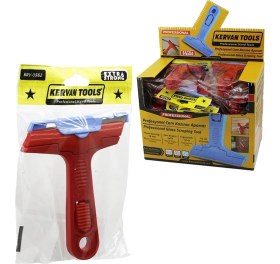 Resim Tkç 40 Adet Profesyonel - Oynar Başlı Cam Kazıma - Buz Kazıyıcı Bıçak Plastik Sap (5492) 