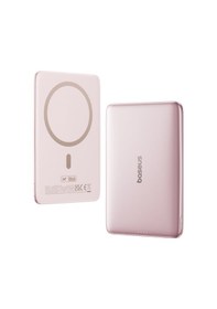 Resim Baseus Picogo 0.3'' Ultra İnce 5000mah Magsafe Kablosuz Powerbank, Pembe Pembe 