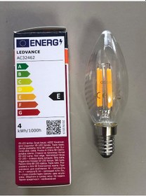 Resim 5 Adet Osram Rustik Led Lamba E14 4w 40w 470 Lümen 2700k Sarı 