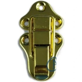 Resim Eco Port Sandık, Kutu Klipsi, Ön Kilidi - 72X40MM, Altın, 1 Adet 