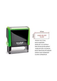 Resim Trodat 4912 - İsim-ünvan-firma-şirket-doktor Kaşesi Siyah N11.21818 