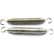 Resim Moveevo 2 Adet Paslanmaz Çelik Karbüratör Geri Dönüş Yayları - 90mm Uzunluk, 9mm Çap - Mower, Jeneratör, Traktör Uyumlu 