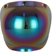 Resim Dashanshop Renkli Görüş Motosiklet Vizörü Hızlı Değişim Çizilmeye Dayanıklı Gece Sürüş 