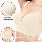 Resim Kadınlar için Push-Up Sütyen - Telsiz, Tam Kapsama Non-Pilling Kupaları, Kaldırma & Şekillendirme, Günlük ve Resmi Giyim - Bej/Yumuşak Pembe/Beyaz/Siyah/Gri/Mavi - Yetişkin Kadın Sütyenler, Dolgulu Push Up Sütyen, Orta Kapasiteli Destek, Pürüzsüz Doku Tasarımı, Kablosuz Yapı 