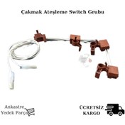 Resim Hotpoint Ariston Uyumlu Ocak Çakmak Switch Grubu Ateşleme Siviç Anahtar - 419098995 