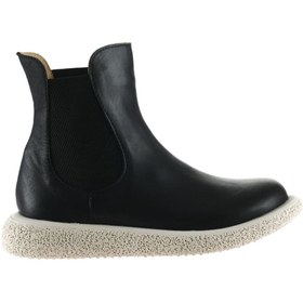 Resim Bueno Shoes Siyah Deri Kadın Düz Bot 01wu8905 