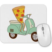 Resim Baskı Dükkanı Pizza Teslimi Mouse Pad 
