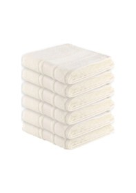 Resim Özdilek Colourist 50x90 Cm El-yüz Havlusu 6'lı Krem Çok Renkli 