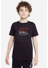 Resim Tshirthane Nissan Gtr Gt3 Baskılı Unisex Çocuk Siyah T-Shirt 