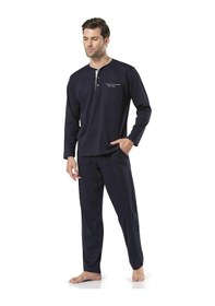 Resim Pierre Cardin Erkek 5'li Set Şal Yaka Röpteşambır Takımı Lacivert 