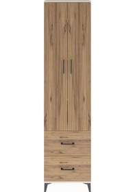Resim Arges Dolap 4 Raflı 2 Çekmeceli 2 Kapaklı 60x30x243 Aytaşı-çam Aytaşı 