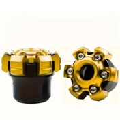 Resim Hightower Golden 2 Adet Evrensel Cnc Alüminyum Motorcycle Fork Slider Koruma Aksesuarı 