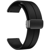 Resim Gpack Huawei Watch GT 3 Classic 46mm Kordon Silikon Mıknatıslı Ayarlanabilir HS19 