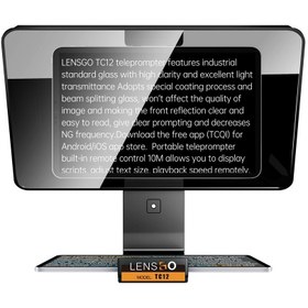 Resim LENSGO TC12 Teleprompter (12.9 Inç) 