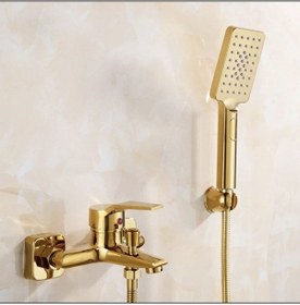 Resim İsaoğlu Yapı Gold Duş Seti Batarya Dahil Komple Set Altın Duş Başlığı Gold 