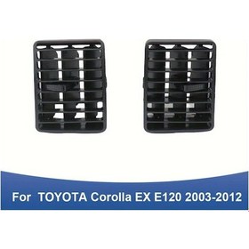 Resim Dashanshop Toyota Corolla Ex E120 2003-2012 Klima Paneli Çerçeve Vantilasyon Aksesuar 