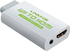 Resim LiNKFOR-LinkWii HDMI Dönüştürücü Wii'den HDMI'ya Dönüştürücü için Wii'den HDMI'ya ve 3.5mm Ses Çıkışı Wii Sinyali 720p ve 1080p HDMI Sinyali Wii2HDMI Desteği ETC NTSC PAL HDTV Kulaklık ile Uyumlu 