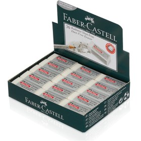 Resim Faber-castell Öğrenci Silgisi Dust Free 30 Lu Beyaz 